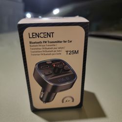 LENCENT Bluetooth 5.4 FM Transmitter Car Adapter 48W