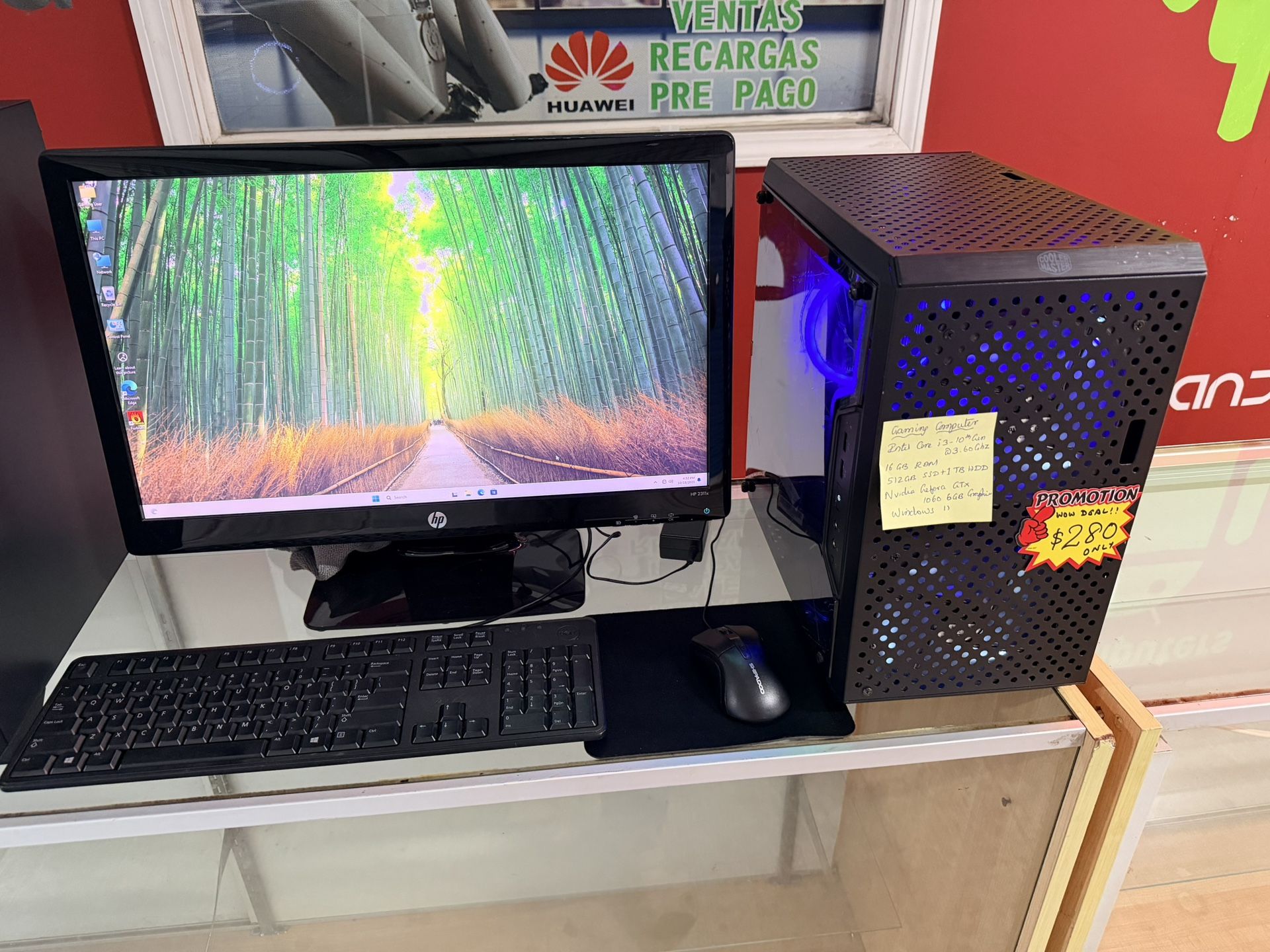 Deal of the Day - Gaming Computer with Monitor keyboard & Mouse - Full specs in Picture 3 . 
