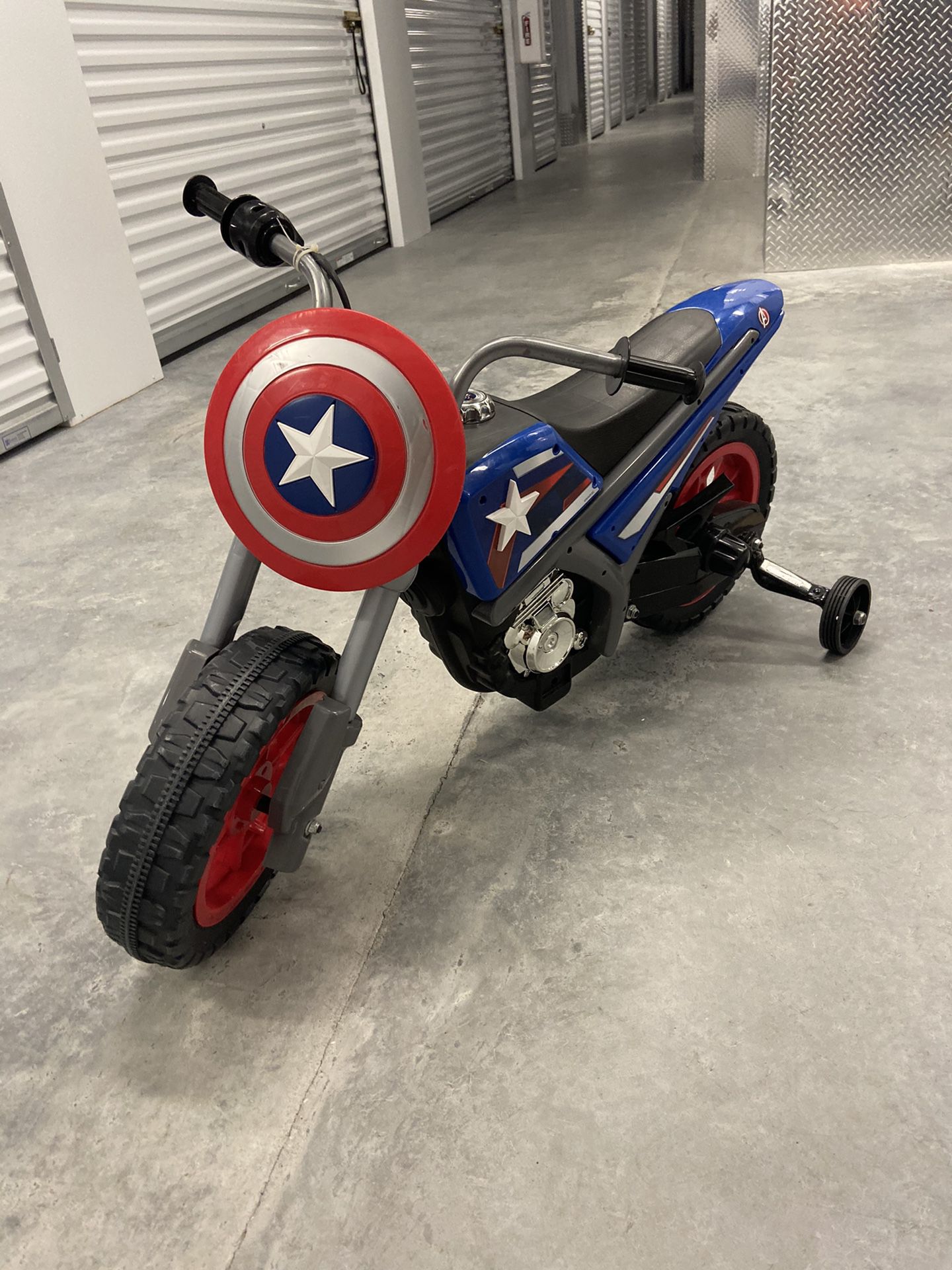 Captain America Power Wheels Motorcycle