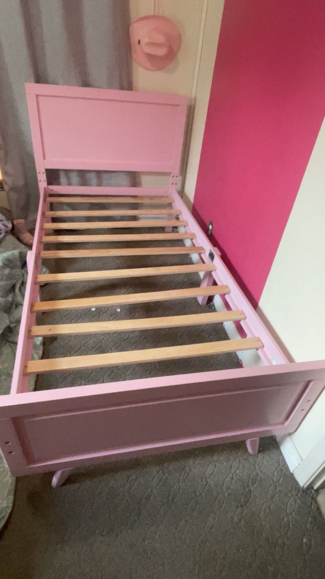 Pink Twin Bed