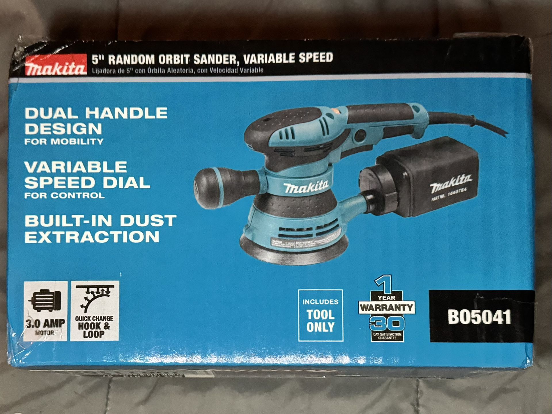 Makita 5" Random Orbit Sander Corded BO5041K