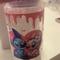 Stitch And Angel Tumbler