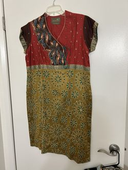 Dress Indian Print Size Medium