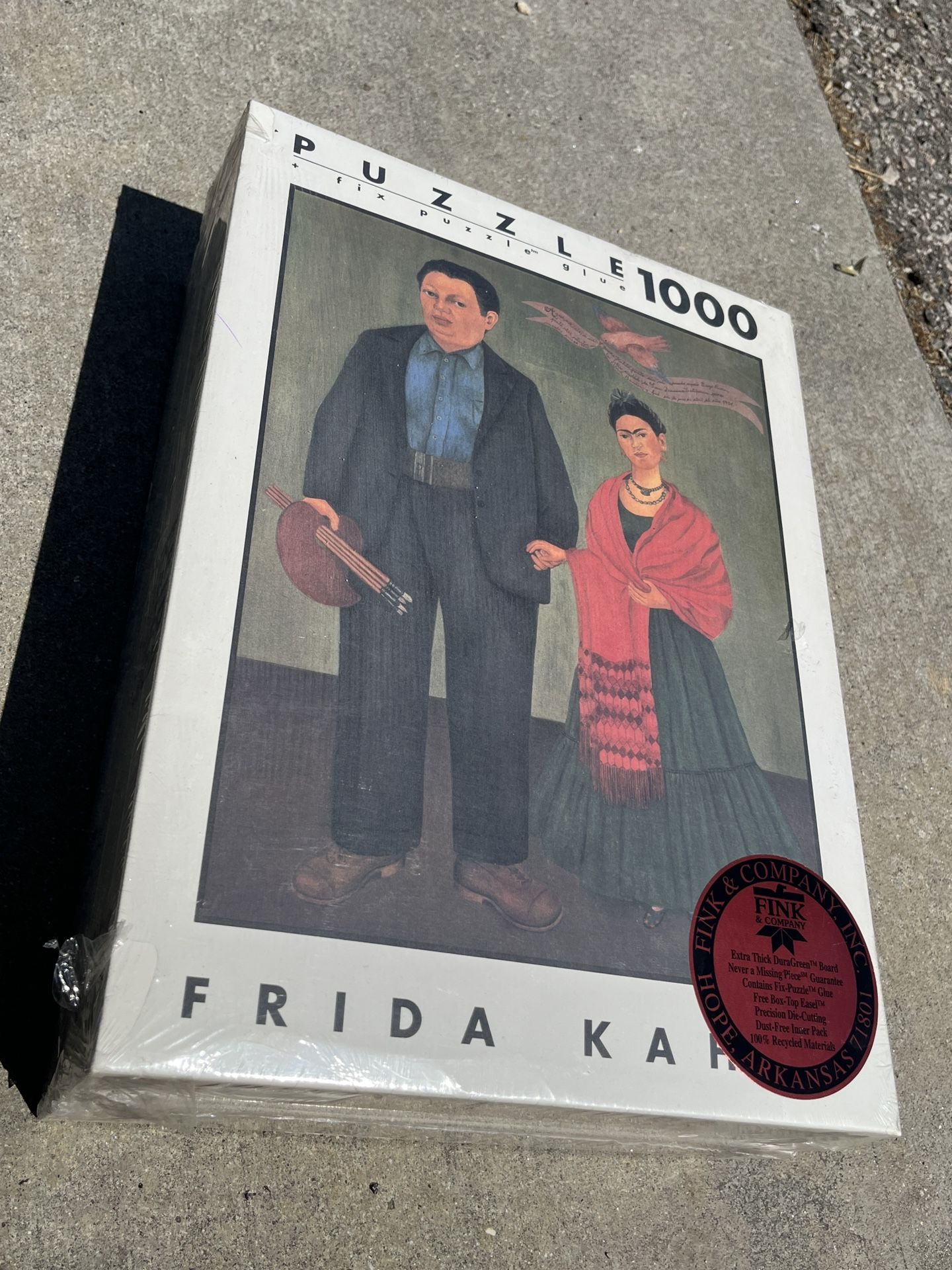 Frida Kahlo & Diego Rivera-New in Box Vintage Fink & Company 1,000 Piece Puzzle