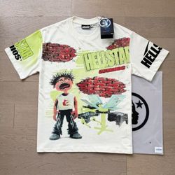 Hellstar Studios Brick Wall T-Shirt 'White' (with hellstar bag)