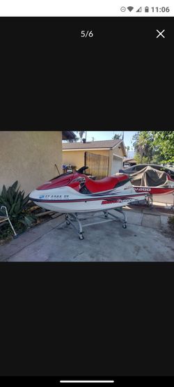 SEADOO JET SKI WAVERUNNERS GP 1200 TRIPLES 135 HP RUNNING  1550 EACH SKI NO TRAILER BOTH HAVE GREAT COMPRESSION AND START AND RUN 3 SEATERS WITH TITLE