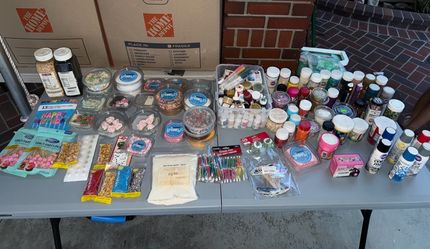 Large Cake Decorating Supplies Lot