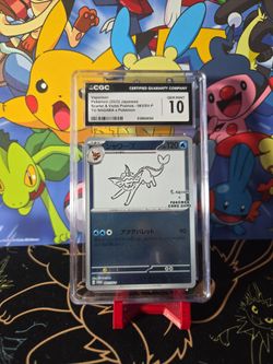 Vaporeon yu nagaba cgc 10