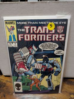 Marvel Transformers #7 Comic Book 1985