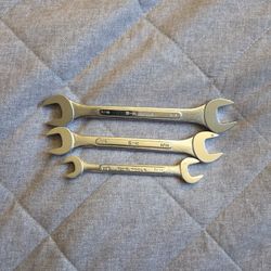 S-K OPEN WRENCHS 5/8"-9/16",9/16"-1/2",716"-1/2"