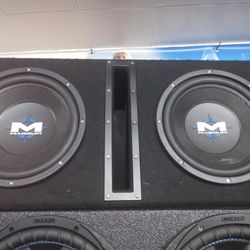 2 Mtx Magnum 10" Subwoofers In Ported Box