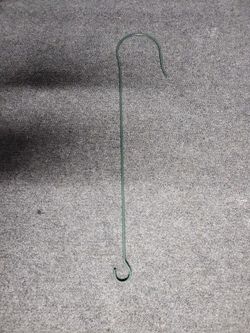 35" Green Branch Hook