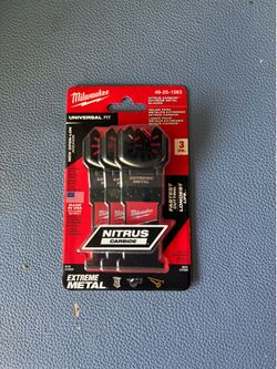Milwaukee NITRUS CARBIDE™ EXTREME METAL BLADES