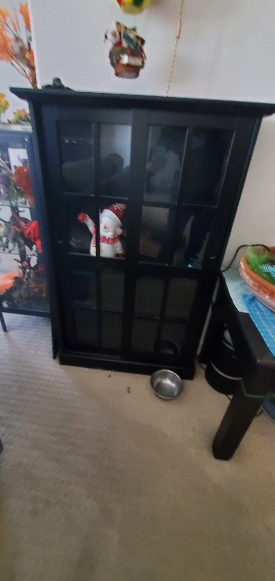 Black. Furniture Sliding Doot New In Box