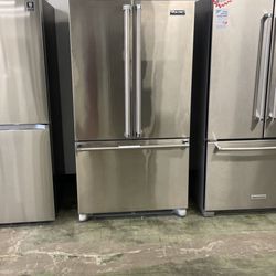 Viking French Door Refrigerator Stainless Steel