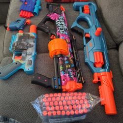 Nerf Guns+ 100 Pack New Bullets 
