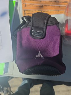 Purple Neoprene Camera Pouch Case