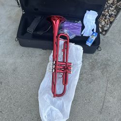 Gorgeous Red Color Trumpet Bb New
