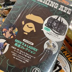 A BATHING APE 2022 SPRING COLLECTION MAGAZINE MOOK w/Duffle Bag