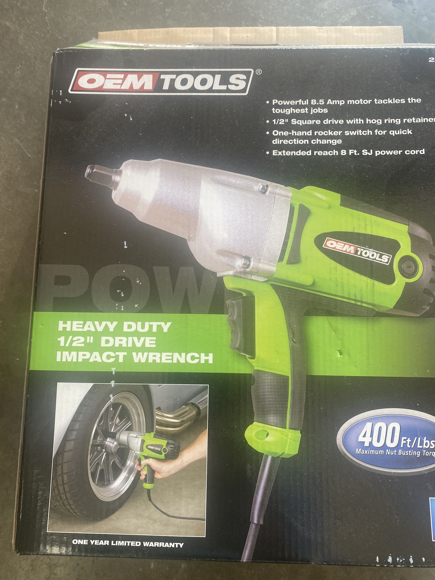 Heavy Duty 1/2 Driver Impact Wrench 