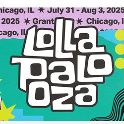 Lolla 2 Day Pass- Thursday And Saturday 