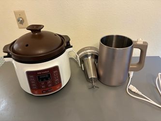 Tianji Electric Slow Cooker and Joyoung Soy Milk Maker