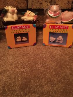 Three sets salt pepper