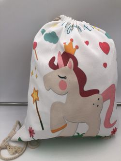 Assorted styles of backpacks gym bags