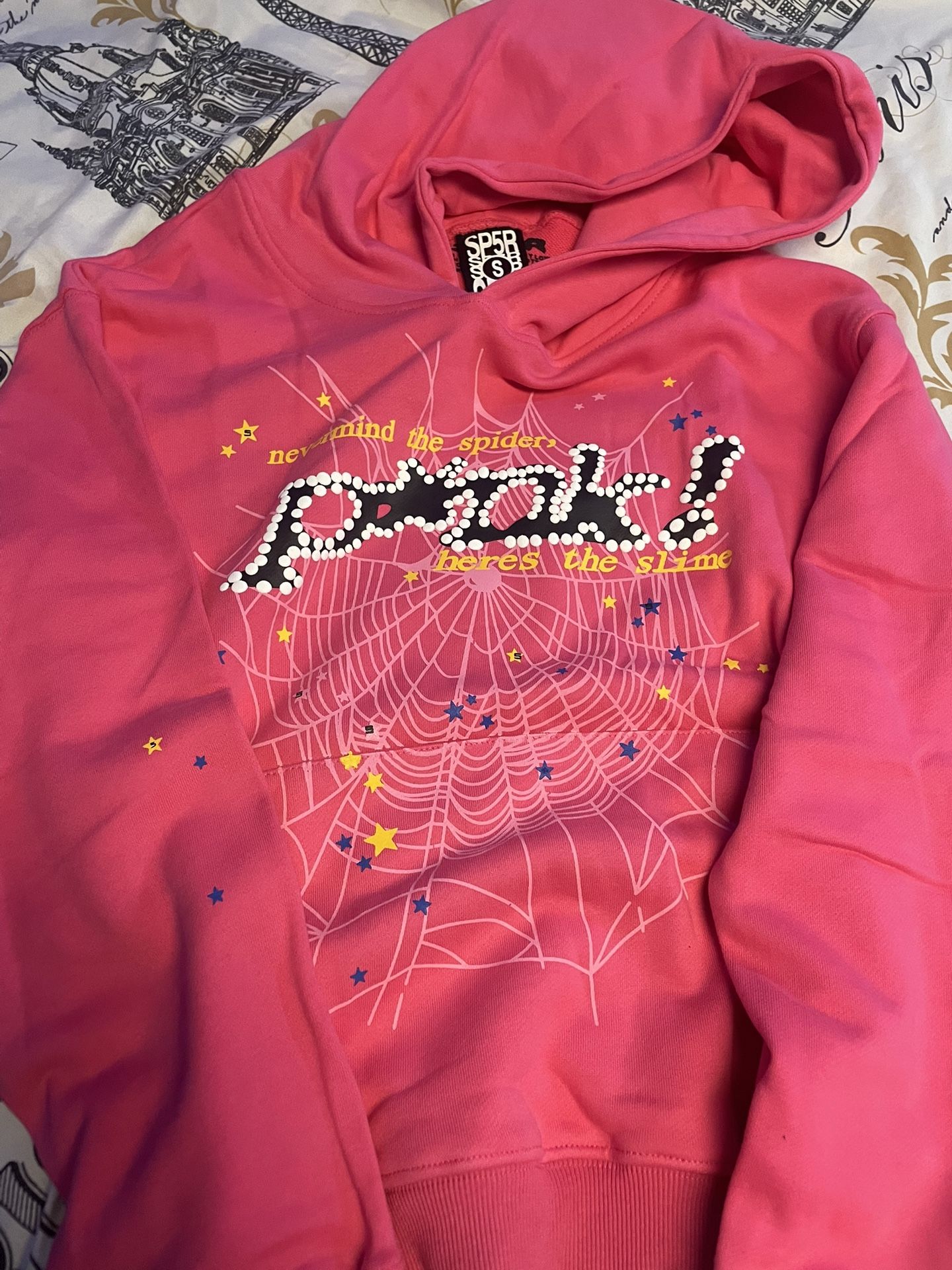 Pink Sp5der Hoodie 