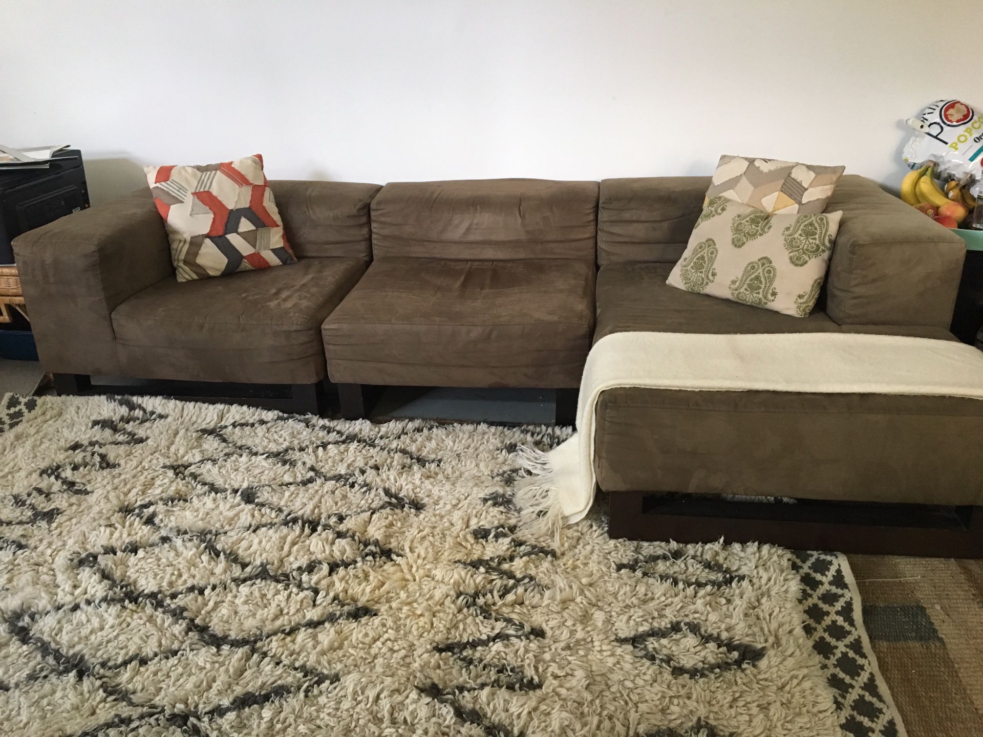 West elm sectional couch