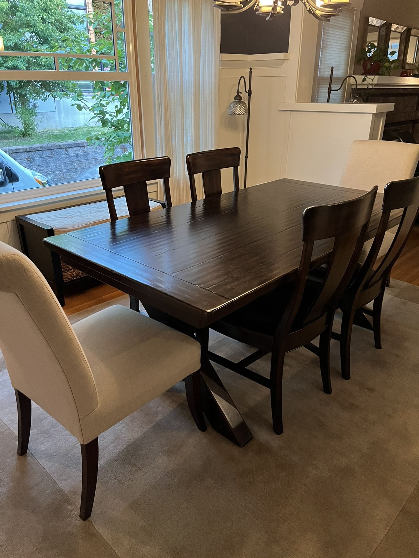 Dining Room Table + Chairs (Pottery Barn)
