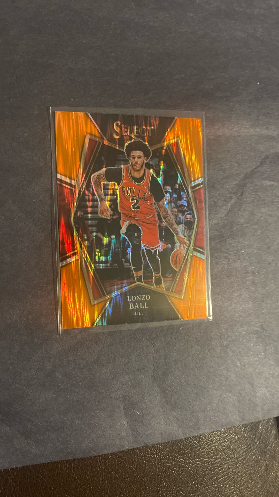 Lonzo Ball 2021-22 Select Prizm Premier Level #107