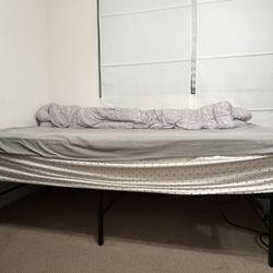 Twin Bed Frame + Mattress