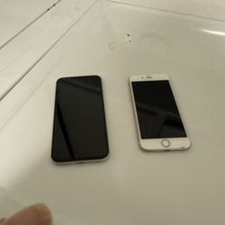 White I Phone 11 ,  Rose gold I Phone 6 Excellent Condition 