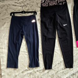 The North Face, Nike Pro, Adidas.  , Sizes Small.  $9 Each 
