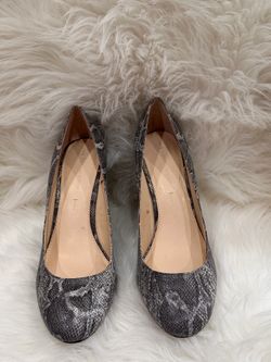 Banana Republic Keeley Wedge Heels – Elephant Grey – Size 9