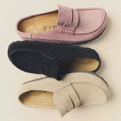 Brand New With Tags.  Birkenstock Suede Clogs