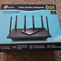 Wifi 6E Router Tp Link AXE 5400(archer AXE 75)