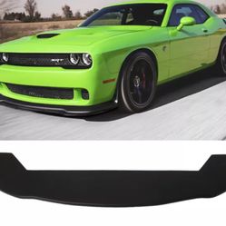 Fits 15-22 Dodge Challenger SRT Hellcat Front Bumper Lip Spoiler Unpainted PP
