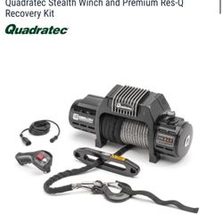 Quadratec Q12000IS Stealth Winch with Synthetic Rope