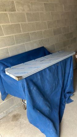 Stainless steel wall shelf