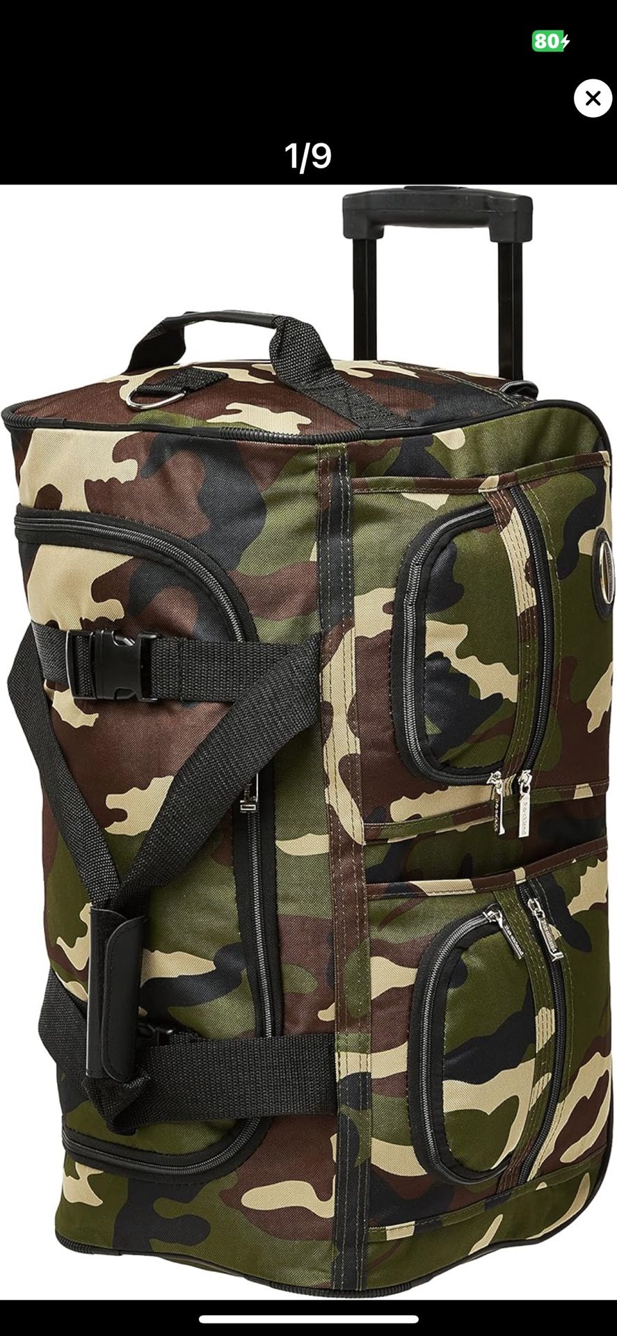 Rockland Rolling Duffel Bag 40"