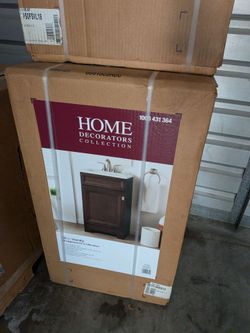 Sedgewood 18.5 Inch Bathroom Vanity - Dark Cognac New