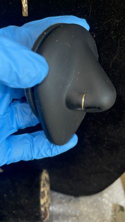 14kart Gold Hoop Nose Piercing 