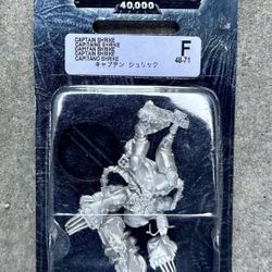 Warhammer 40K Space Marine Captain Shrike NIB Metal - Rare OOP Raven Guard Claws