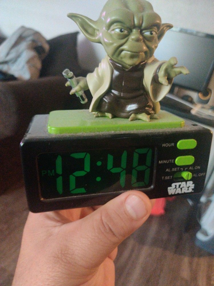 Yoda sales alarm clock