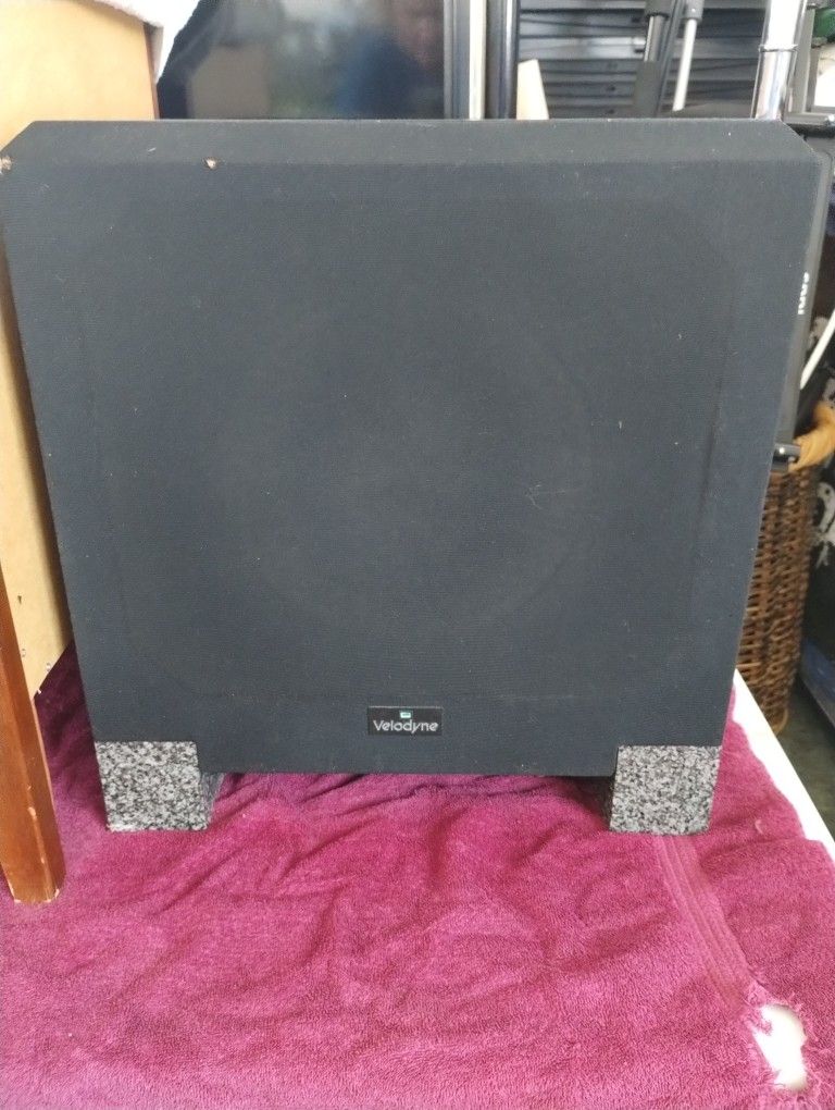 Velodyne V-1012-B Home Theater Audio Video Subwoofer