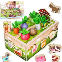 Montessori Wooden Sensory Toddler Toys: Toy for 1 Year Old Boys Girls Birthday Gifts | 1st One First Birthday Gift for 1 Year Old Girl Boy, Educationa