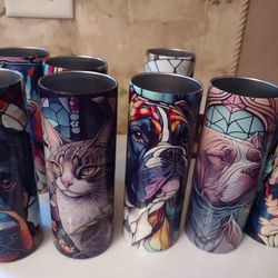 20oz CUSTOM TUMBLERS/DECORATIVE PLATES,FLAGS,MUGS,MOUSE PADS,COOZIES.