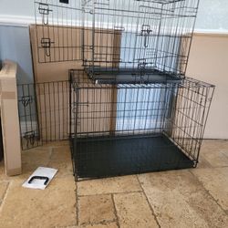 36" Dog Crate, Double Door Medium /Large